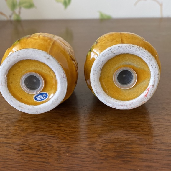 VTG Florida Souvenir Ceramic Salt & Pepper Shakers with Orange Blossom Flower - Picture 6 of 8